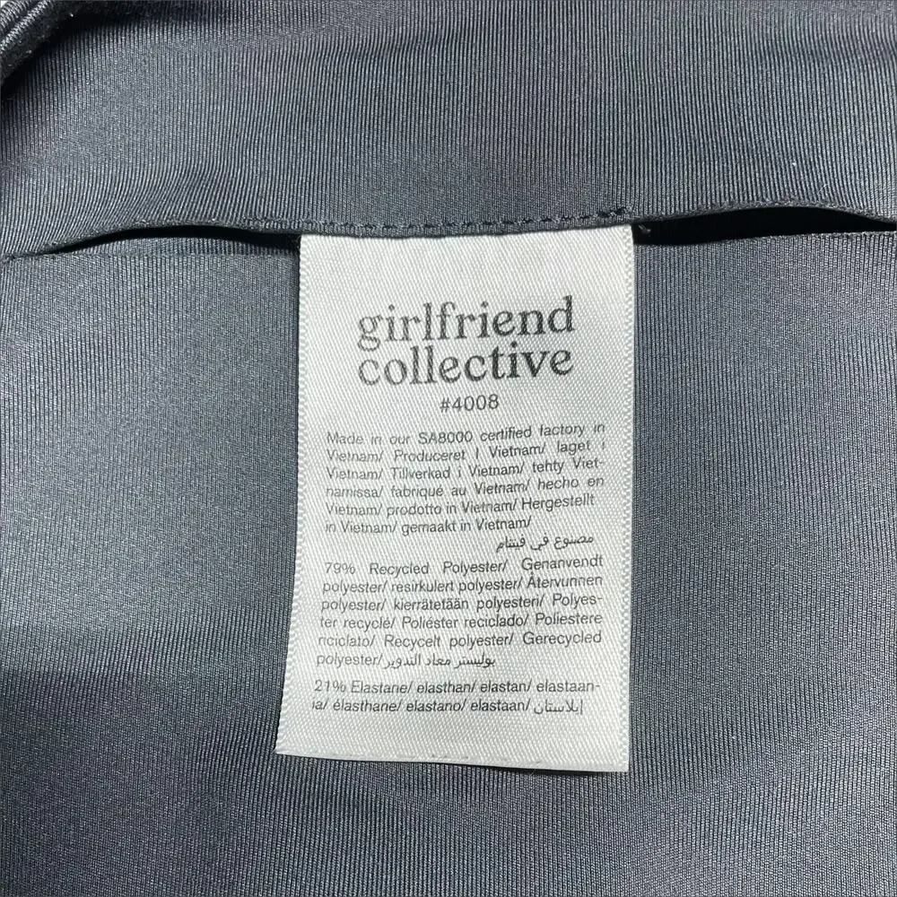 GIRLFRIEND COLLECTIVE Compressive High-Rise Capri Cropped Leggings Gray Size XL